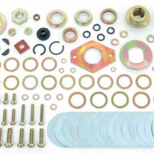 KIT COMPLETO DO ALTERNADOR BOSCH BRASILIA COM BUCHA E ARRUELAS DA VENTOINHA