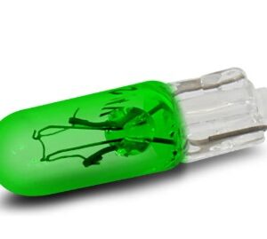 LAMPADA ESMAGADA PEQUENA - 1,2W 24V - VERDE