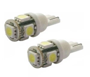 LAMPADA ESMAGADA GRANDE - 3W 12V - LED SMD BRANCO