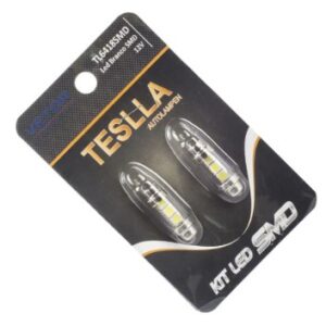 LAMPADA TORPEDO LED 36MM BRANCO - 6 LEDS SMD - 12V