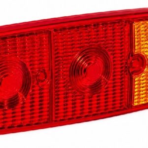 LANTERNA TRASEIRA RETANGULAR MB 1313 - COM VIGIA - BICOLOR