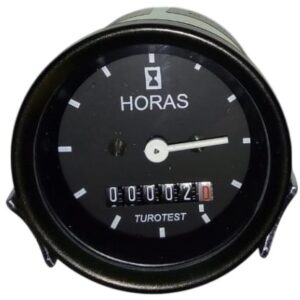 HORIMETRO 52MM - COM PONTEIRO - UNIVERSAL - VALTRA - VALMET - BIVOLT 12V 24V
