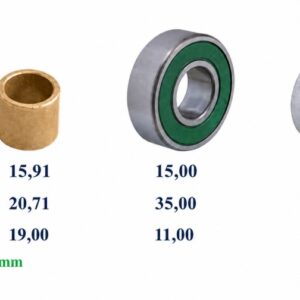 KIT BUCHAS PARTIDA CUMMINS JE - BOSCH