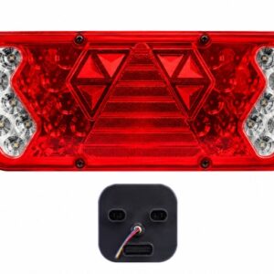 LANTERNA TRASEIRA UNIVERSAL - COM TRIANGULO - LED - BIVOLT - LADO ESQUERDO