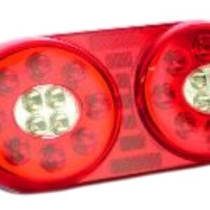 LANTERNA TRASEIRA UNIVERSAL - LED - BIVOLT - TRICOLOR