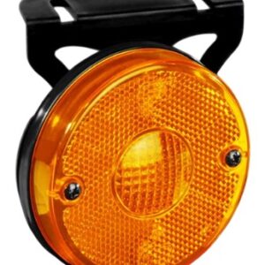 LANTERNA LATERAL LED BR AMBAR - COM SUPORTE - AMARELO