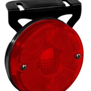 LANTERNA LATERAL - COM SUPORTE - LED BRANCO - VERMELHA