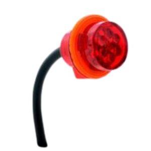SOQUETE LED UNIVERSAL - PARA BOCAL - 24V - VERMELHA