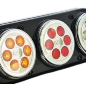 LANTERNA TRASEIRA UNIVERSAL - LED - 24V - TRICOLOR - LADO ESQUERDO