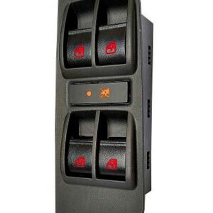 INTERRUPTOR VIDRO ELETRICO FIAT PALIO LUXO SIENA 2003 > 2017 - QUADRUPLO - LADO ESQUERDO