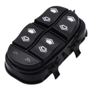 INTERRUPTOR VIDRO ELETRICO FORD FOCUS HATCH SEDAN 2000 > 2008 - QUADRUPLO - LADO ESQUERDO
