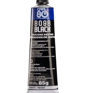 CAR 8098 BLACK - SILICONE NEUTRO DE ALTA TEMPERATURA - 85G